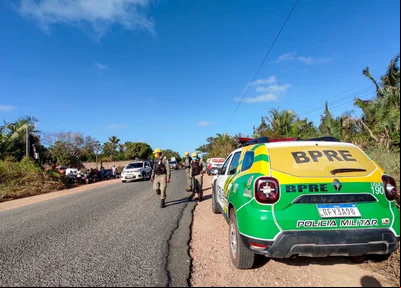 Acidente entre motos na PI 130 em Teresina