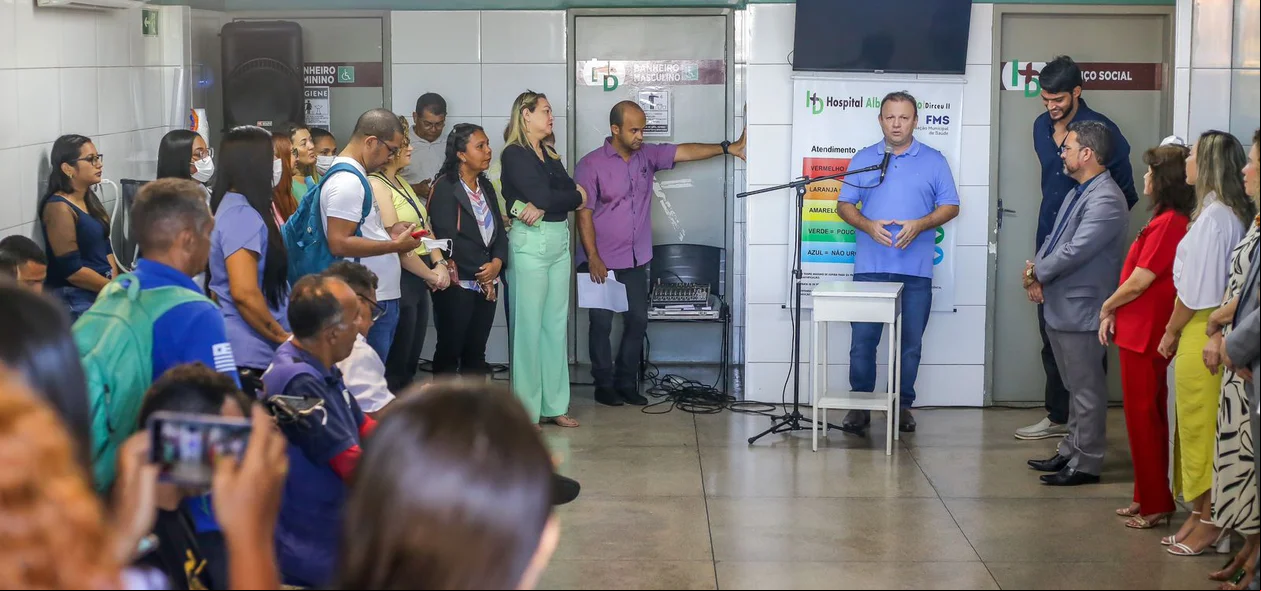 Entrega da primeira etapa da reforma do Hospital Dirceu Arcoverde