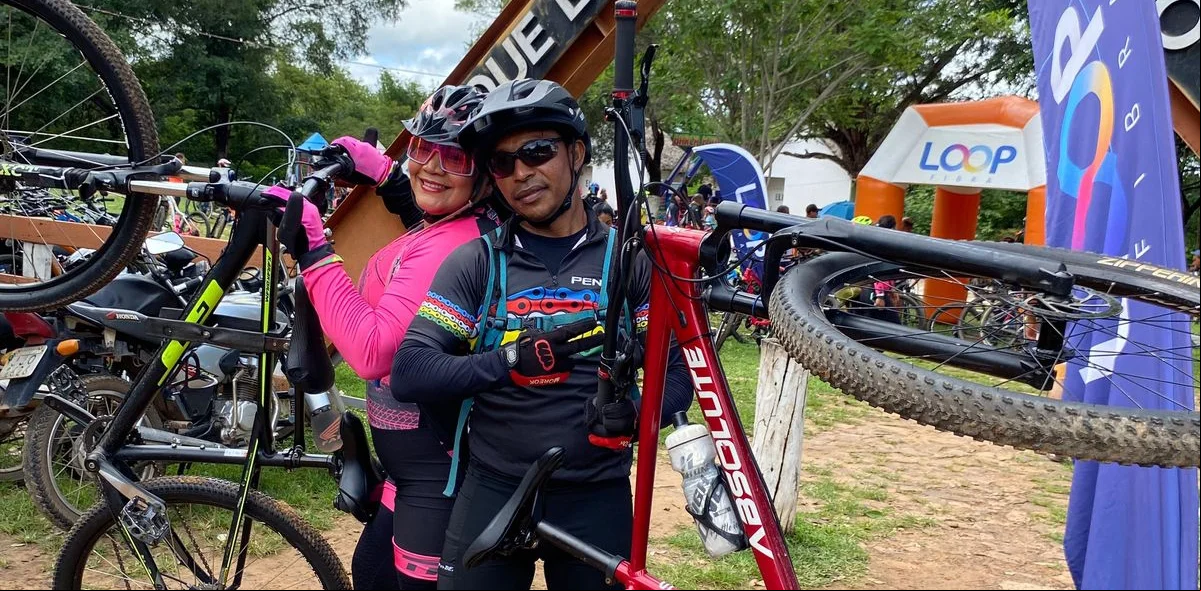 Ciclistas de todos os lugares participaram do evento