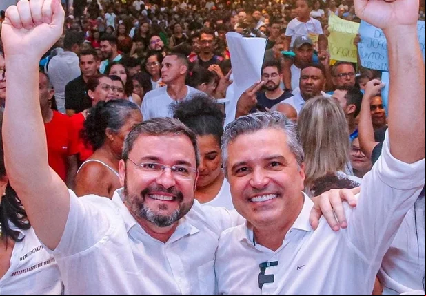 Deputado Dr. Vinicius Nascimento e Fábio Novo, pré-candidato a prefeito de Teresina