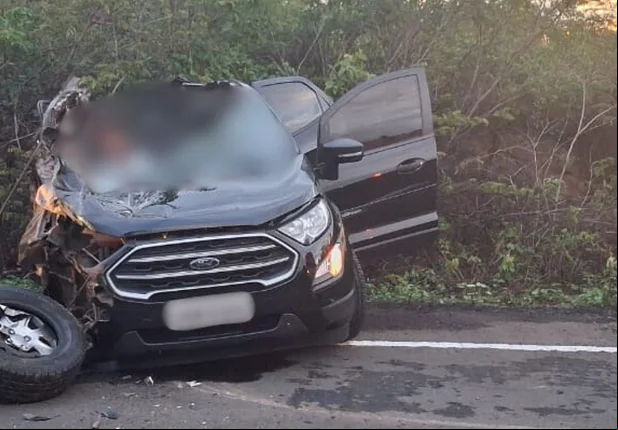 Ford Ecosport em que as vítimas estavam