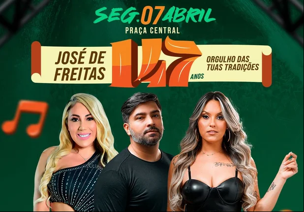 Prefeito Pedro Gomes anuncia atrações para o aniversário de José de Freitas