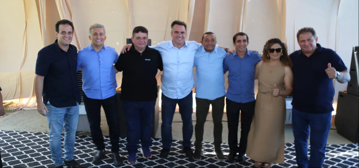 Almoço realizado na fazenda do deputado estadual Fábio Xavier