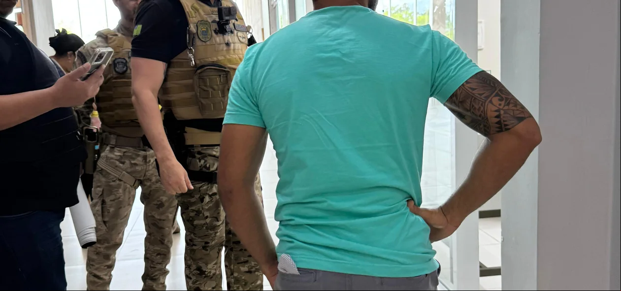 Empresário preso durante operação
