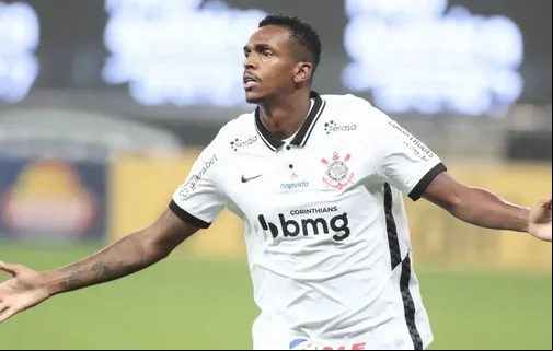 Ex-atacante Jô, com a camisa do Corinthians