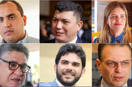 Georgiano Neto, Rubens Vieira, Gracinha, João Mádison, Marcus Vinícius e Gessivaldo Isaías