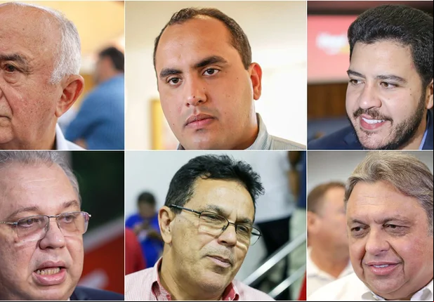 Júlio César, Georgiano Neto, Jadyel Alencar, Florentino Neto e Zé Santana e Júlio Arcoverde