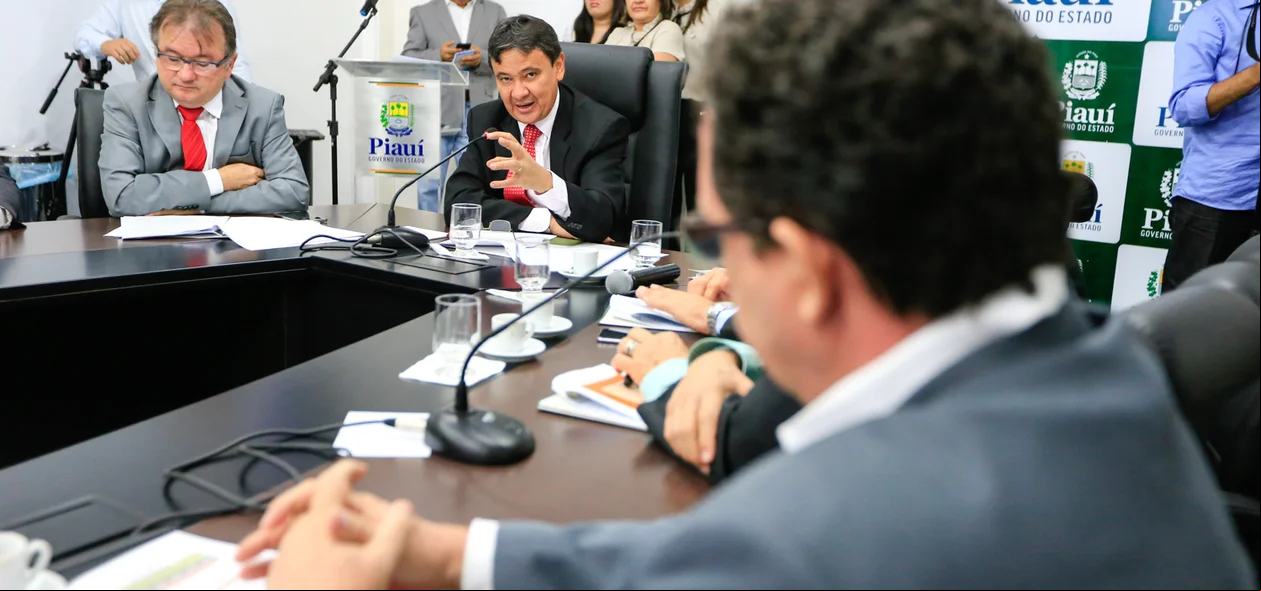 Wellington durante a solenidade
