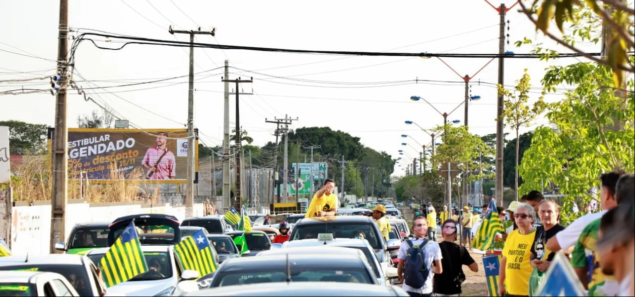 A carreata iniciou as 16h30min