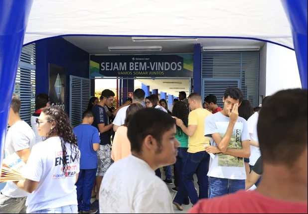 Aplicação da prova do Enem na cidade de Teresina
