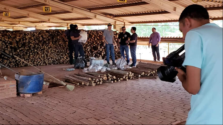 A incineração foi realizada na Cerâmica Cil