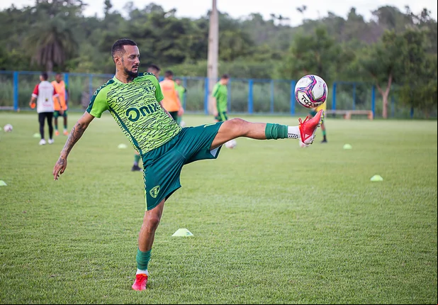 Treino do Fluminense-PI na zona sul de Teresina