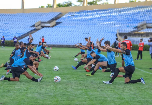 Treino do clube do River-PI no Albertão em Teresina Piauí