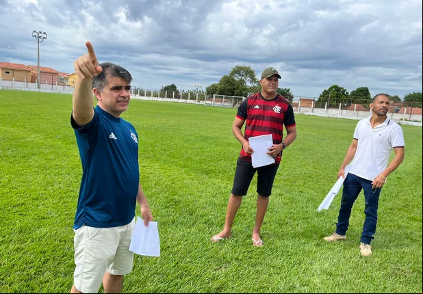 Prefeitura de Bom Jesus faz intervenções no Estádio Municipal