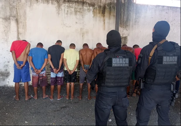 DRACO prende 22 membros do PCC em Teresina
